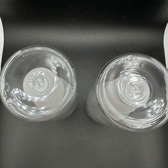 Double Wall Beer Glasses Highwave Australian Insulated Frosted 16 Oz Barware Set - Picture 9 of 10